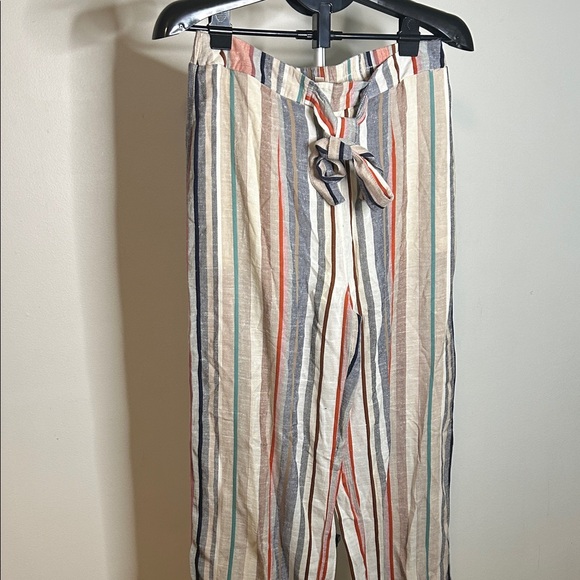 Keep In Touch Pants - Striped Multicolor Women's Flare Pants